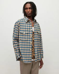 Wholesale 🎉 Adria Oversized Checked 👚 Shirt Pink 🤩