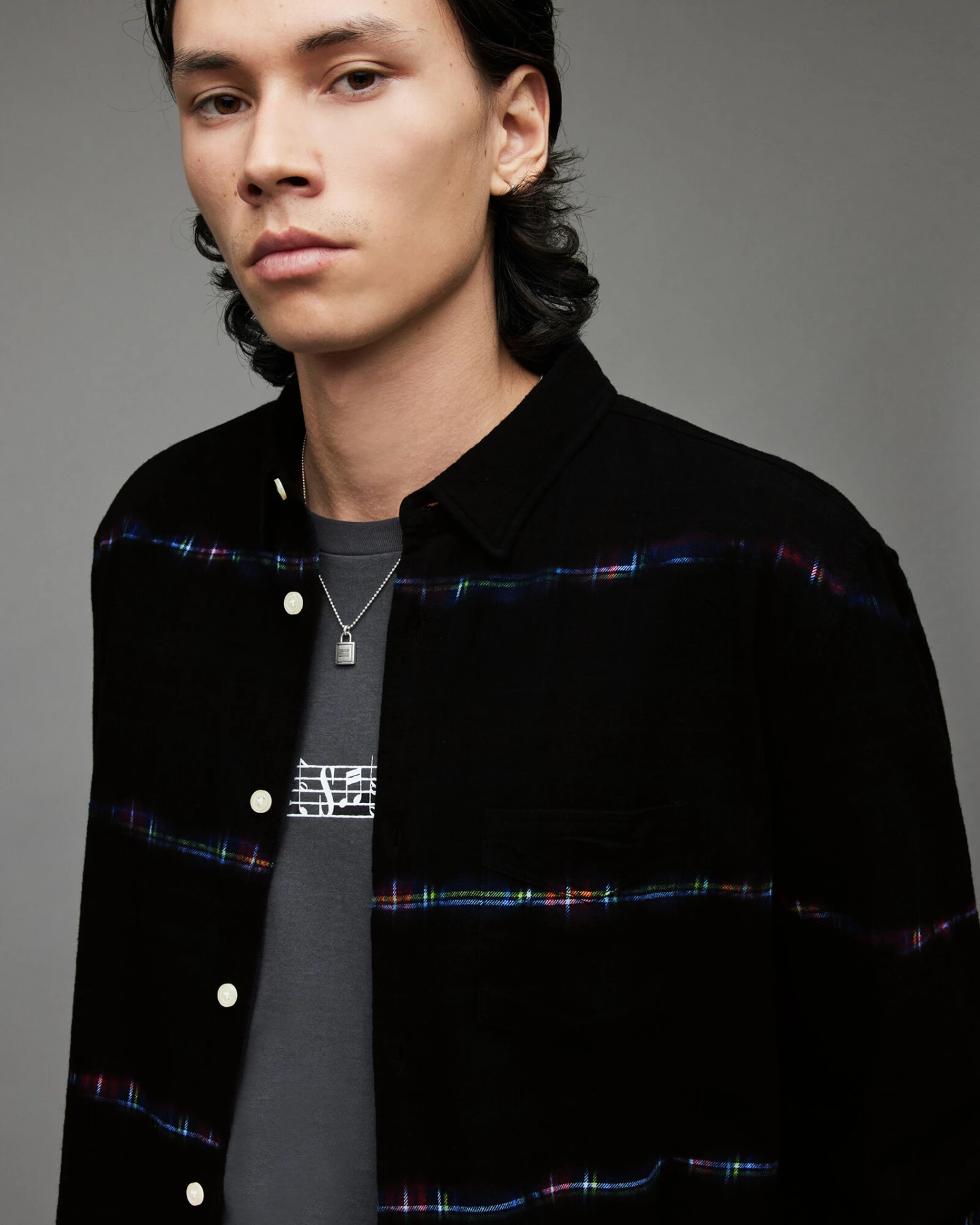 Hot Sale ๐ Claverack Tie Dye Checked ๐ Shirt Ink ๐ 2 Hot Sale ๐ Claverack Tie Dye Checked ๐ Shirt Ink ๐ - Image 2