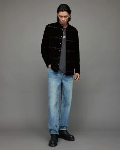 Hot Sale ๐ Claverack Tie Dye Checked ๐ Shirt Ink ๐ 9 Hot Sale ๐ Claverack Tie Dye Checked ๐ Shirt Ink ๐ -Men's Shirts popular shop MS028X 360 4