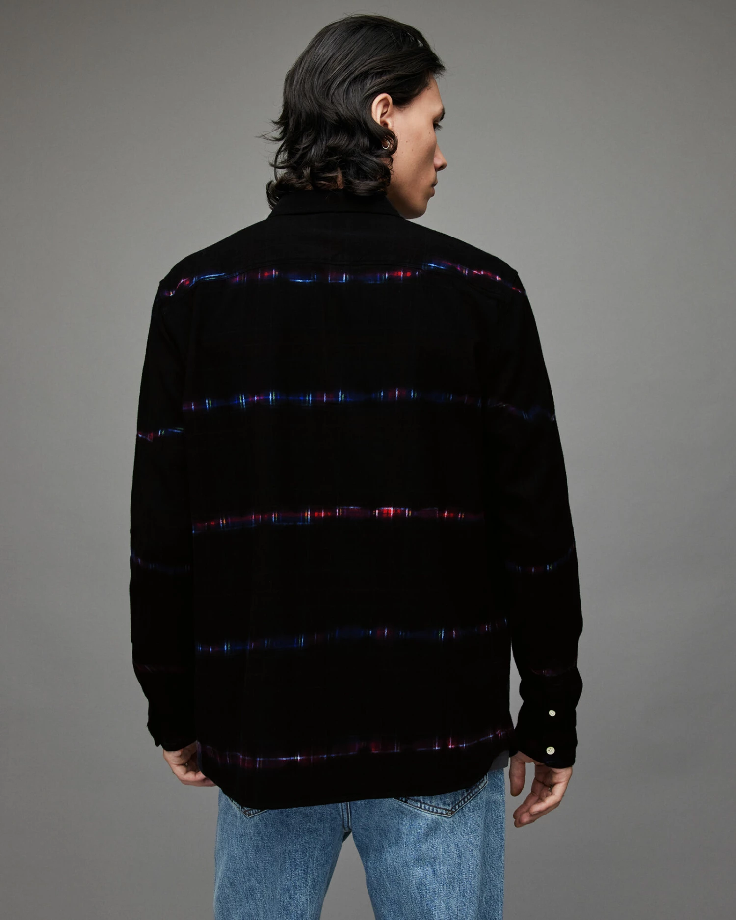 Hot Sale ๐ Claverack Tie Dye Checked ๐ Shirt Ink ๐ 6 Hot Sale ๐ Claverack Tie Dye Checked ๐ Shirt Ink ๐ - Image 6