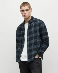 Cheapest 😀 Voltana Checked 👚 Shirt Ink ❤️