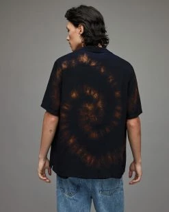 Best deal 🔔 Fillmore Bandana Tie Dye 👕 Shirt Chestnut Brown ✨ -Men's Shirts popular shop MS047X 5100 5
