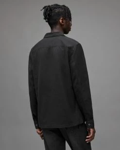 Deals ⭐ Spotter Military 👚 Shirt Black 💯 -Men's Shirts popular shop MS050P 5 5 2