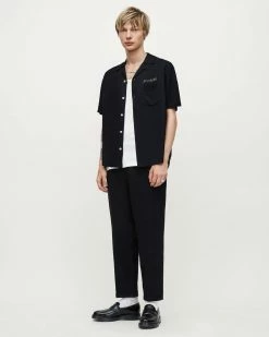 Deals 😀 Disorder 👕 Shirt Jet Black 🔥 -Men's Shirts popular shop MS051X 451 3