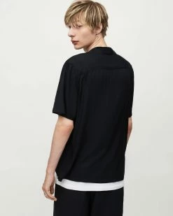 Deals 😀 Disorder 👕 Shirt Jet Black 🔥 -Men's Shirts popular shop MS051X 451 6