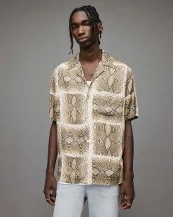 New ✔️ Exo Snake 👕 Shirt Ecru ❤️