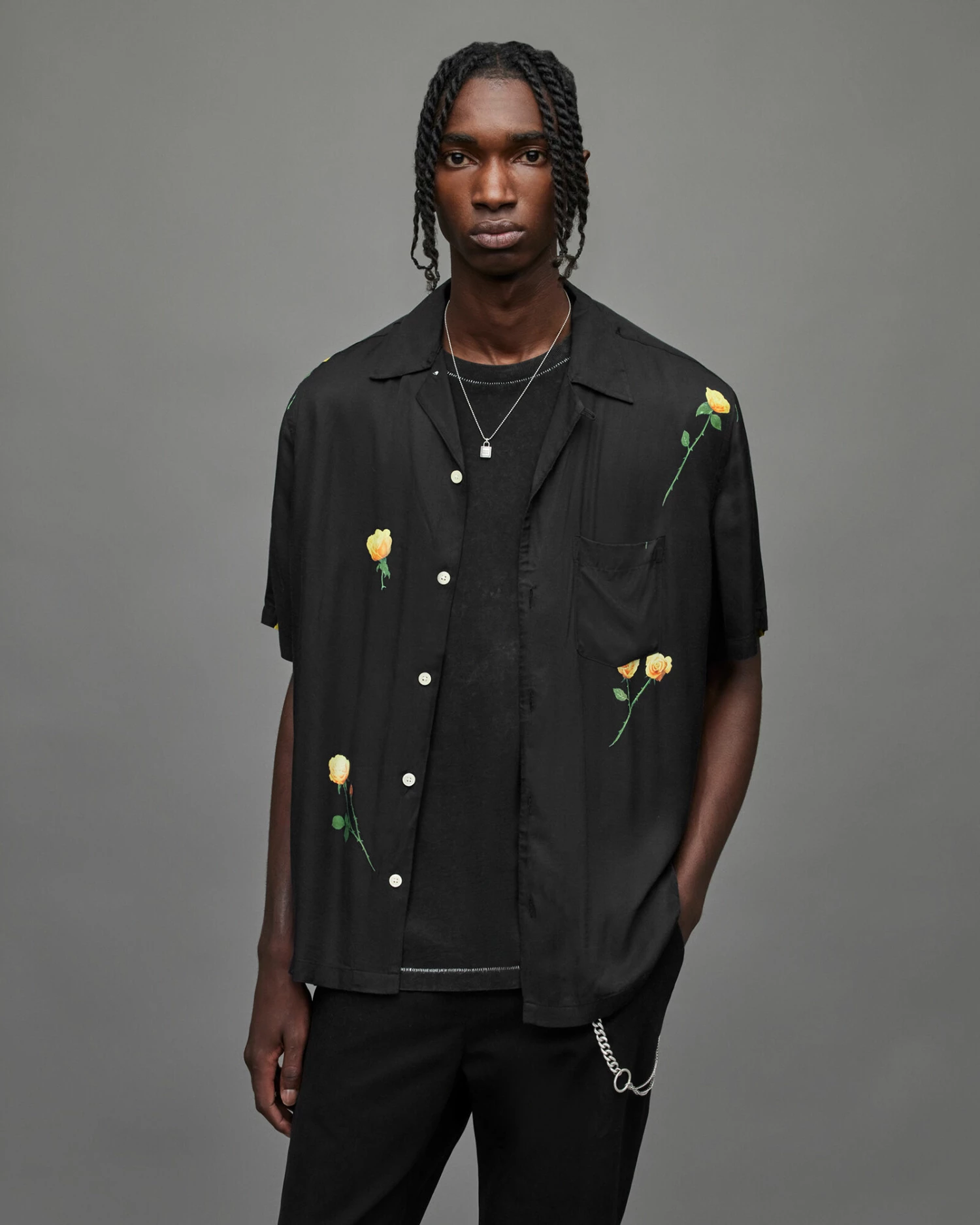 Budget π Kuyu Floral π Shirt Jet Black π 1 Budget π Kuyu Floral π Shirt Jet Black π