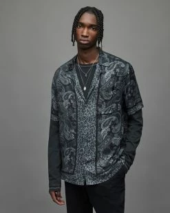 Best deal 🤩 Klubbe Paisley 👚 Shirt Jet Black 👍