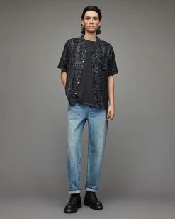 Buy 👍 Gothen 👕 Shirt Jet Black 👏 -Men's Shirts popular shop MS095X 451 3