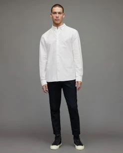 Outlet 🤩 Hermosa Relaxed 👚 Shirt White 🌟 -Men's Shirts popular shop MS104W 10 3 2