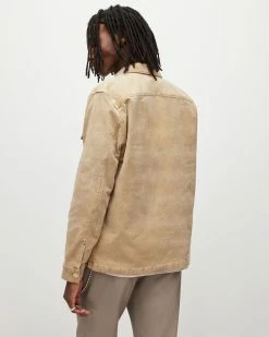 Coupon 🔔 Harrier Corduroy 👚 Shirt Uniform Camel 🌟 -Men's Shirts popular shop MS104Y 8286 5 2