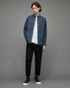 Best reviews of 🧨 Hermosa Ramskull Relaxed 👕 Shirt Nebula Blue ⌛ -Men's Shirts popular shop MS108X 7821 3