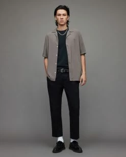 Coupon 🎉 Venice Ramskull 👚 Shirt Haze Grey ⭐ -Men's Shirts popular shop MS113X 8009 3