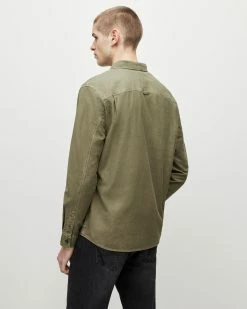 Cheapest 😍 Hermosa Ramskull Relaxed 👚 Shirt Hunter Green 🎉 -Men's Shirts popular shop MS116X 3357 4 2