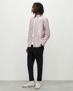 Coupon ✔️ Childers Ramskull 👕 Shirt Ash Pink 🎉 -Men's Shirts popular shop MS122X 4016 4 2