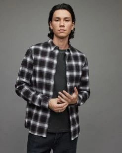 Hot Sale โจ Greystone Checked ๐ Shirt Jet Black ๐