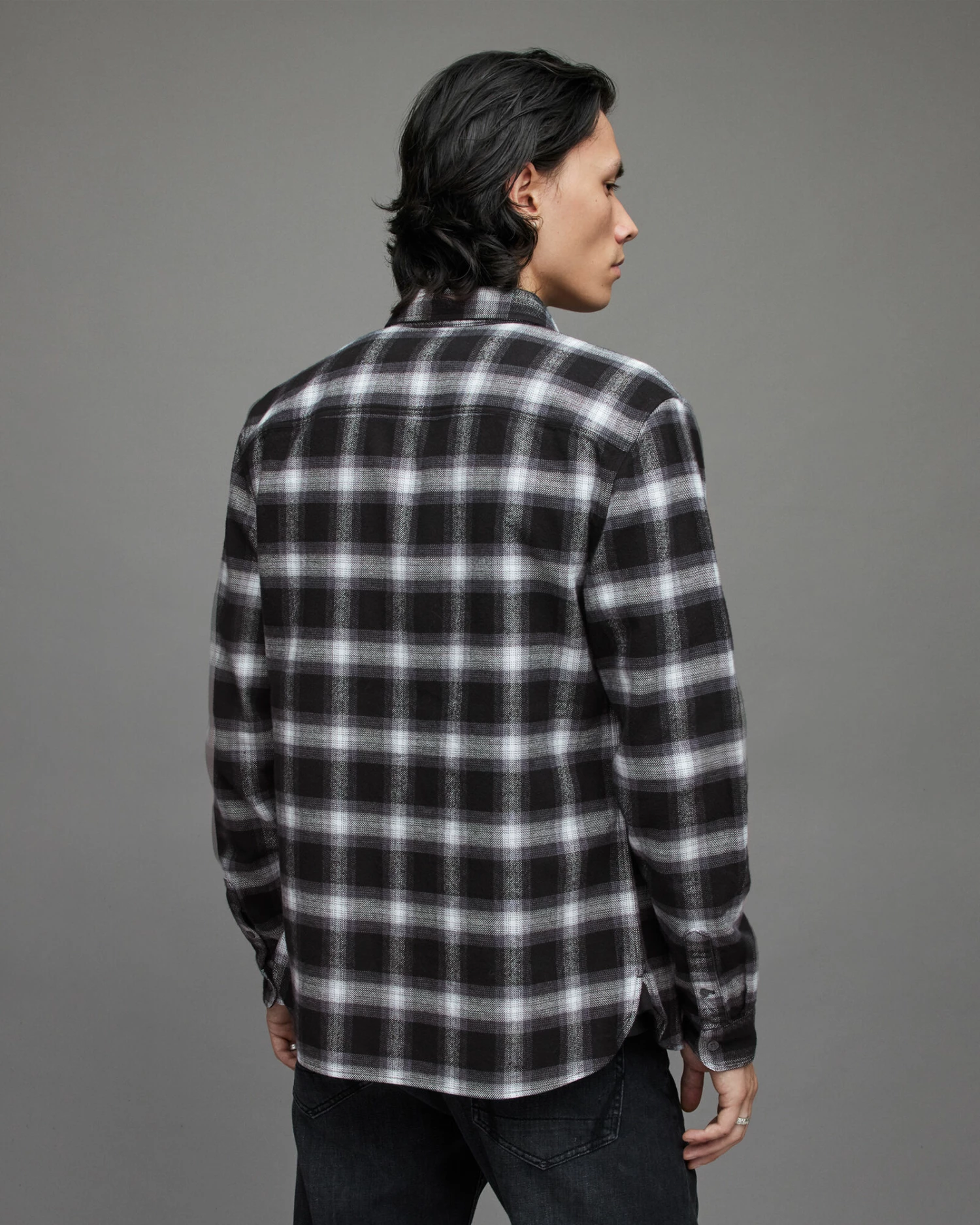 Hot Sale โจ Greystone Checked ๐ Shirt Jet Black ๐ 4 Hot Sale โจ Greystone Checked ๐ Shirt Jet Black ๐ - Image 4