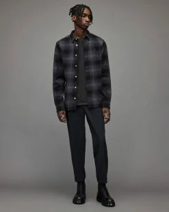 Wholesale 💯 Gallo Checked 👚 Shirt Black ⭐ -Men's Shirts popular shop MS137X 5 3