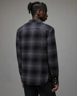 Wholesale 💯 Gallo Checked 👚 Shirt Black ⭐ -Men's Shirts popular shop MS137X 5 6