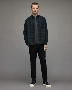 Flash Sale 😍 Neuhaus Checked 👕 Shirt Ink 🥰 -Men's Shirts popular shop MS138X 360 3