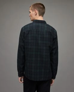Flash Sale 😍 Neuhaus Checked 👕 Shirt Ink 🥰 -Men's Shirts popular shop MS138X 360 4