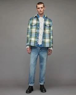 Hot Sale 😉 Yonkers Checked 👚 Shirt Ecru ⌛ -Men's Shirts popular shop MS149X 35 3