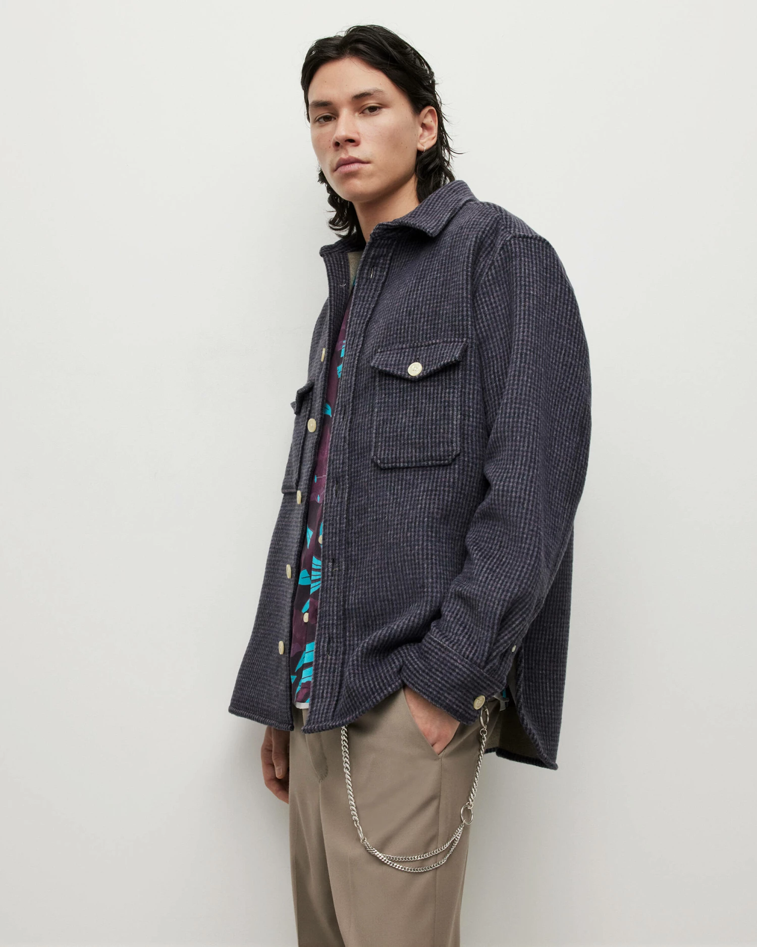 Discount ๐ Richter Checked Overshirt Cold Lilac ๐ 6 Discount ๐ Richter Checked Overshirt Cold Lilac ๐ - Image 6