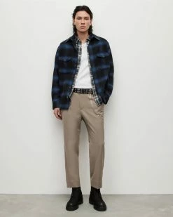 Cheapest 🔥 Rotation Checked Overshirt Dark Ink 🛒 -Men's Shirts popular shop MS152X 2310 4