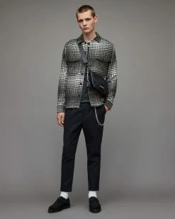 Best reviews of 🤩 Bronxville Checked 👚 Shirt Black 😉 -Men's Shirts popular shop MS153X 5 3