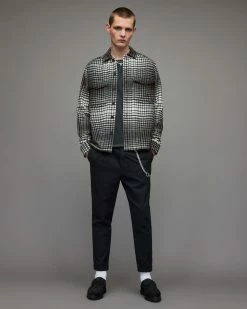 Best reviews of 🤩 Bronxville Checked 👚 Shirt Black 😉 -Men's Shirts popular shop MS153X 5 4