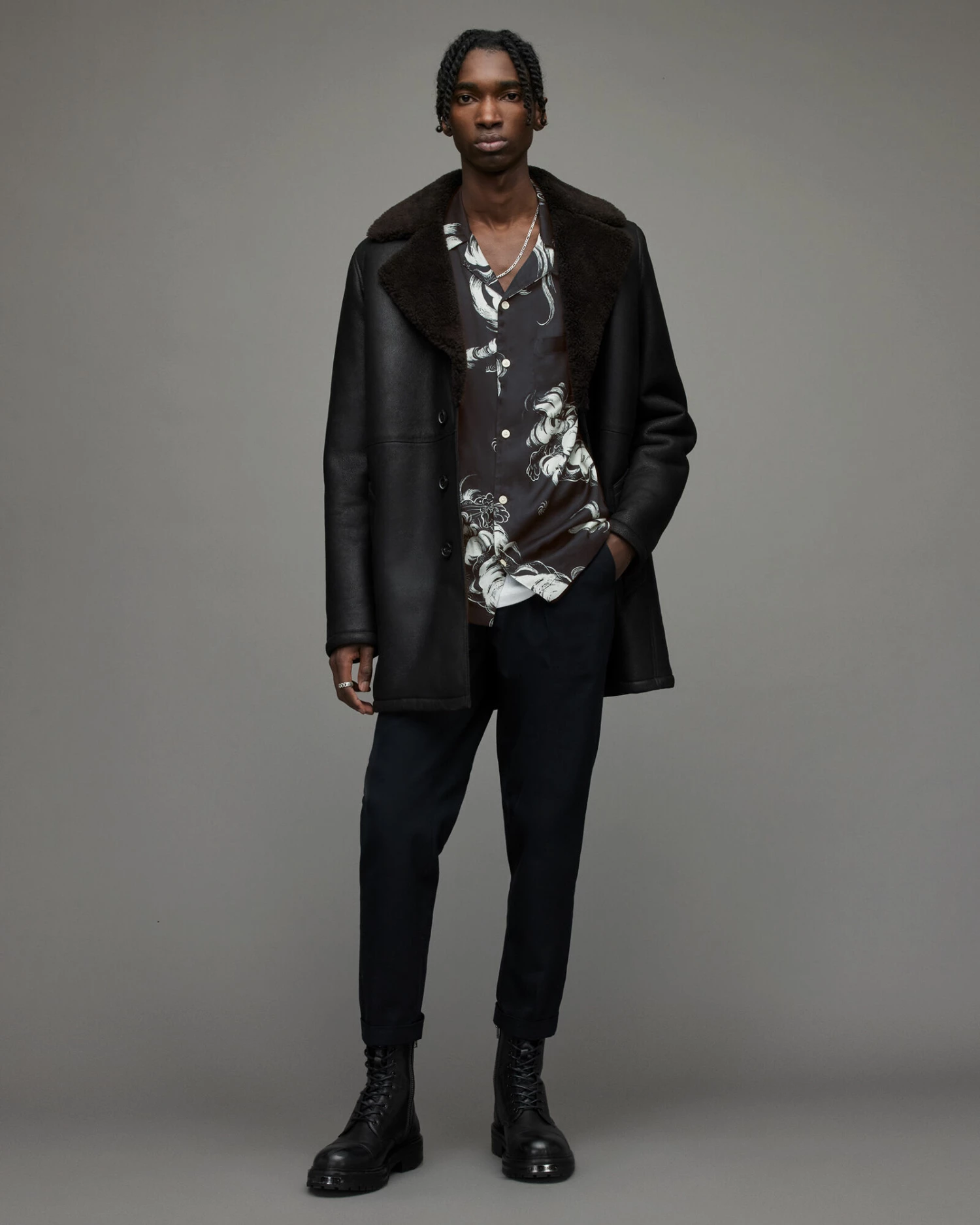 Deals π Zion Kimono Print π Shirt Jet Black π₯ 3 Deals π Zion Kimono Print π Shirt Jet Black π₯ - Image 3