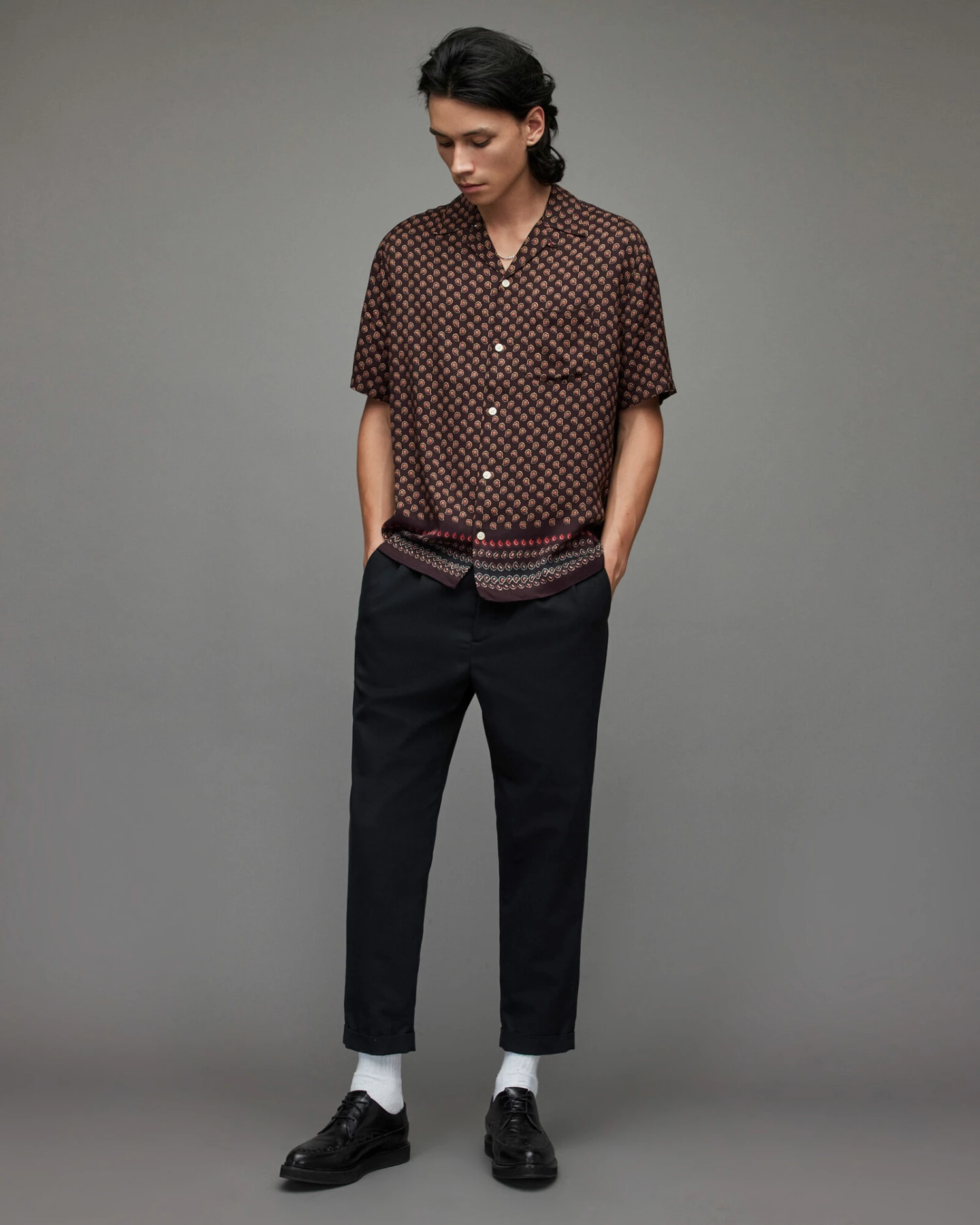 Top 10 π Ignis Paisley π Shirt Beaujolas Red π 5 Top 10 π Ignis Paisley π Shirt Beaujolas Red π - Image 5