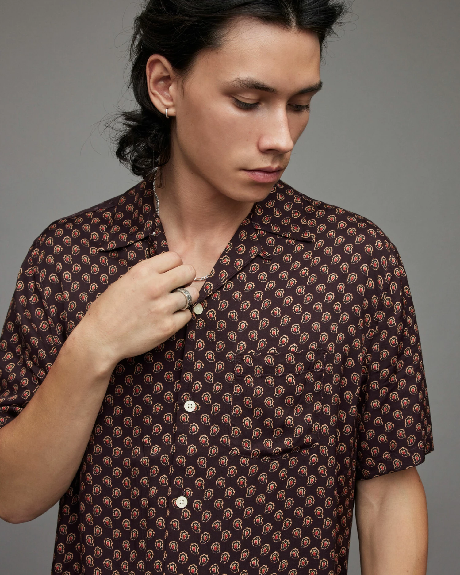 Top 10 π Ignis Paisley π Shirt Beaujolas Red π 6 Top 10 π Ignis Paisley π Shirt Beaujolas Red π - Image 6