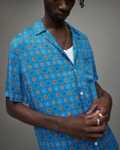 Cheap π Emblem π Shirt Blue 𧨠7 Cheap π Emblem π Shirt Blue 𧨠-Men's Shirts popular shop MS171X 8 2