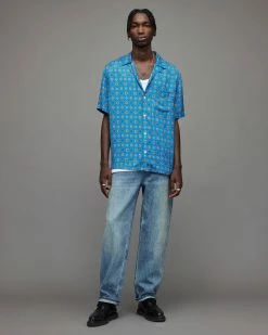 Cheap π Emblem π Shirt Blue 𧨠8 Cheap π Emblem π Shirt Blue 𧨠-Men's Shirts popular shop MS171X 8 3