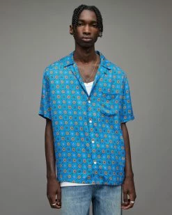 Cheap π Emblem π Shirt Blue 𧨠10 Cheap π Emblem π Shirt Blue 𧨠-Men's Shirts popular shop MS171X 8 5