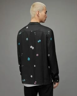 Cheap 🎉 Tombstone Long Sleeve 👕 Shirt Jet Black 🧨 -Men's Shirts popular shop MS184X 451 5