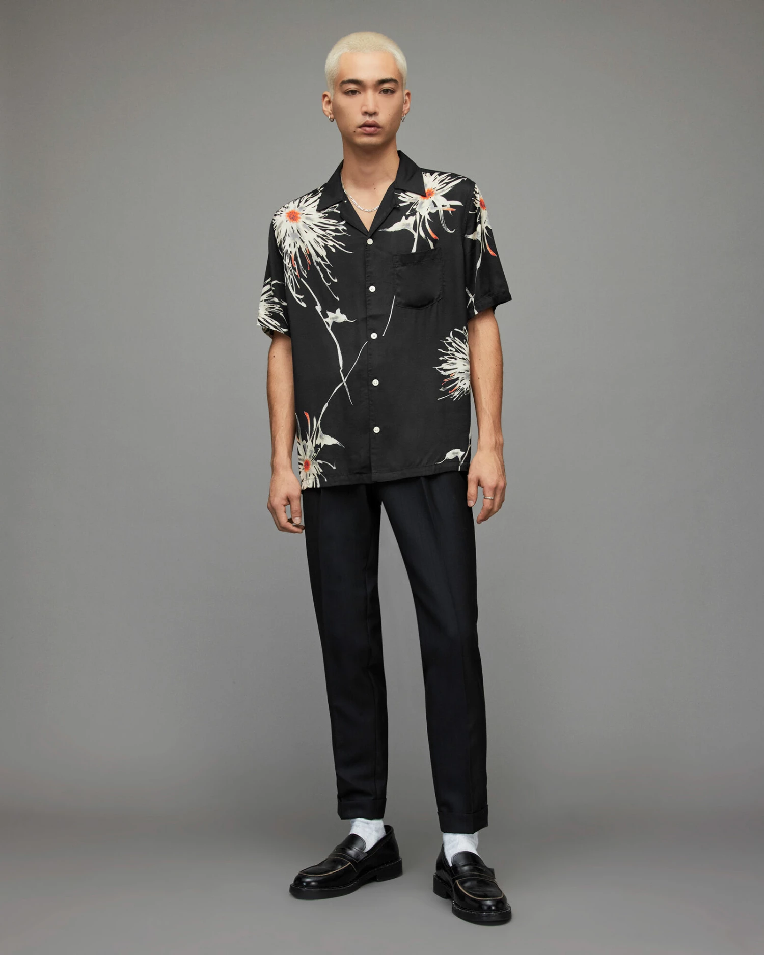 Hot Sale β Shibu Tie Dye Floral π Shirt Jet Black π€© 3 Hot Sale β Shibu Tie Dye Floral π Shirt Jet Black π€© - Image 3