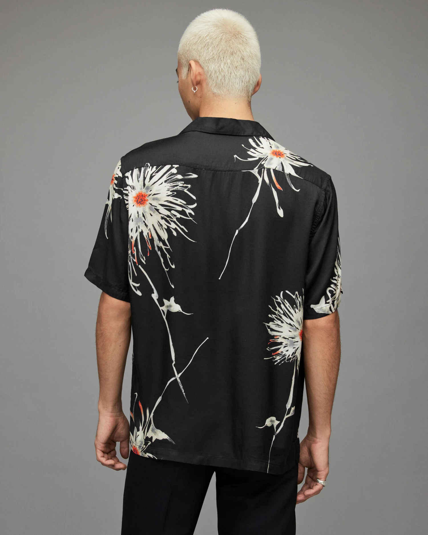 Hot Sale β Shibu Tie Dye Floral π Shirt Jet Black π€© 5 Hot Sale β Shibu Tie Dye Floral π Shirt Jet Black π€© - Image 5