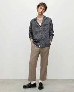 Budget 👍 Nidaros Paisley 👕 Shirt Black 😀 -Men's Shirts popular shop MS198X 5 3 2