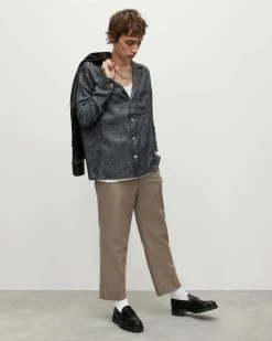 Budget 👍 Nidaros Paisley 👕 Shirt Black 😀 -Men's Shirts popular shop MS198X 5 4 2