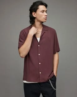 Cheapest 👏 Venice Ramskull 👚 Shirt Beaujolais Red ⌛