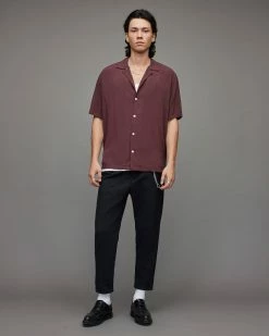 Cheapest 👏 Venice Ramskull 👚 Shirt Beaujolais Red ⌛ -Men's Shirts popular shop MS204X 7946 3