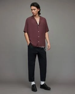 Cheapest 👏 Venice Ramskull 👚 Shirt Beaujolais Red ⌛ -Men's Shirts popular shop MS204X 7946 4