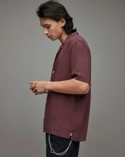 Cheapest 👏 Venice Ramskull 👚 Shirt Beaujolais Red ⌛ -Men's Shirts popular shop MS204X 7946 5