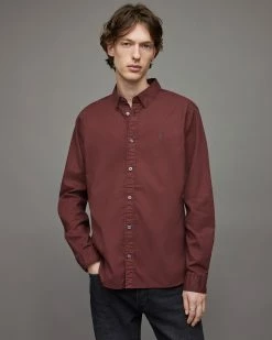 Brand new 💯 Hawthorne Ramskull Stretch 👕 Shirt Maroon Red ❤️