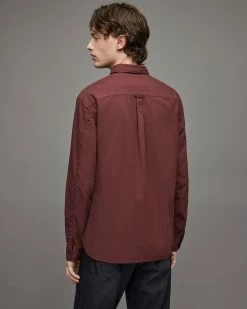 Brand new 💯 Hawthorne Ramskull Stretch 👕 Shirt Maroon Red ❤️ -Men's Shirts popular shop MS206X 4657 4