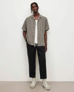 Discount 😀 Glendale Checked 👚 Shirt Pale Taupe 😉 -Men's Shirts popular shop MS232W 6877 5