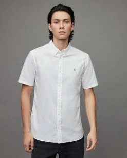 Buy 👏 Hawthorne Ramskull Short Sleeve 👚 Shirt White 👍