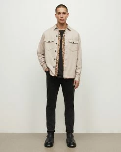 Cheap ⌛ Firebase Military Overshirt Sand 💯 -Men's Shirts popular shop MS259U 1666 3